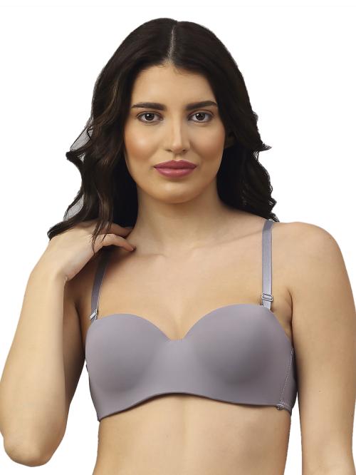 Buy Prettycat Grey Polycotton Bra And Panty Set Solid Lingerie Set  (Pc-Set-4006-Gry-38B) Online at Best Prices in India - JioMart.