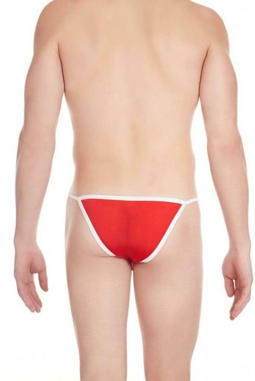 La inTimo Red Solid Nylon Brief