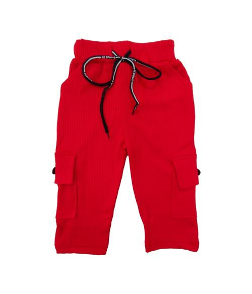 little funky cotton blended casual regular fit solid color cargo pants for trendy kids girls