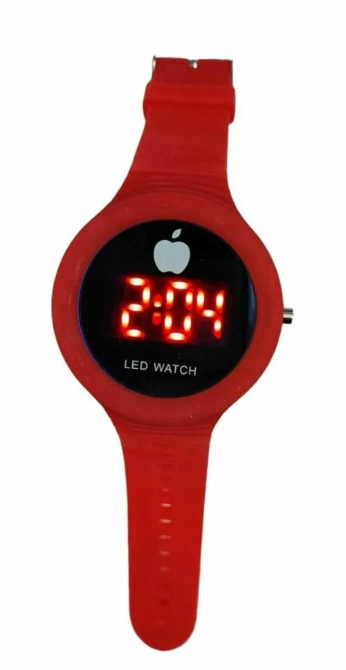 MVS Stylish LED Display Round Dial Digital Watch - For Boys