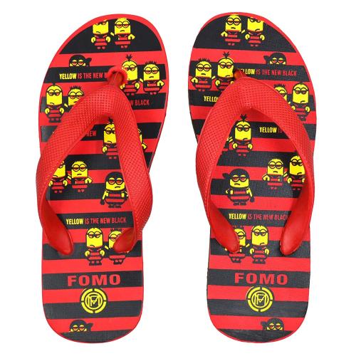 Polita Kids Red Flip Flops Slipper (2 Kids Uk)