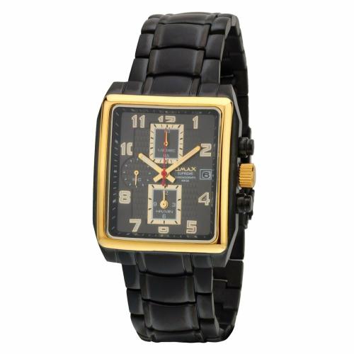 OMAX Analog Black Watch Black Dial With Black Strap for Men - CS146