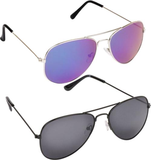 Buy PEKUNIARY Full Rim UV Protection Aviator Sunglasses (33 (For Men