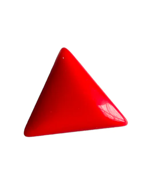 VanishreeWorld Red Coral 8.25 Ratti Natural Red Italian Moonga Gemstone Triangle Shape