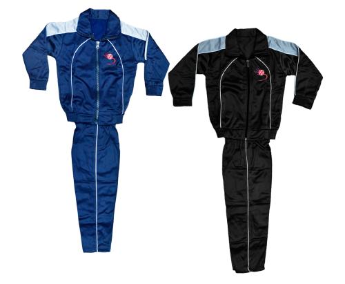 IndiWeaves Boys Polyester Track Suit for Winters (Pack of 2) Multicolor