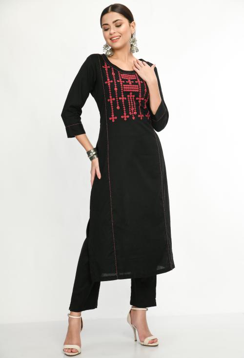 Black Kurta