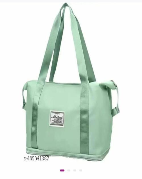 ARISEN Folding Bag Travel Duffle Bag , Luggage Bag Light Green