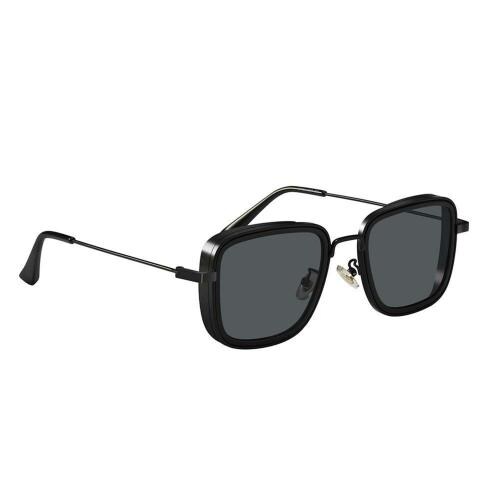 ELEGANTE Square Black Sunglasses For Men