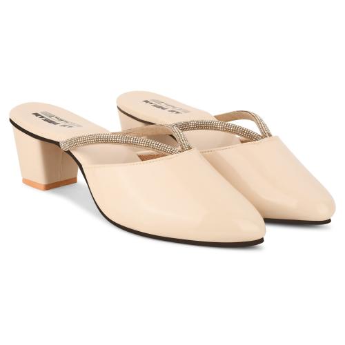 AN DREAM Women's Synthetic Leather Casual and Party Bellies Ballet Flats for Women