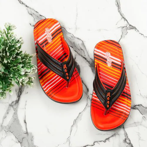 Aerokids Stylish Fashion Slipper for Boys | Comfortable | Lightweight | Anti Skid | Casual Office Footwear (CS70_BLACK_35)