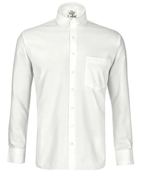 The Stiff Collar Men White Cotton Shirts