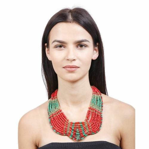 Buy Beads Necklace Artificial Fashion Jewellery For Women Multi Color