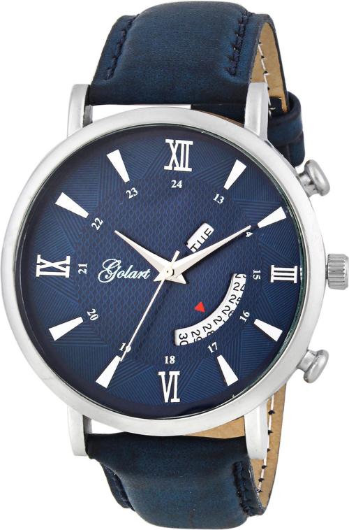 Golart Analog Blue Dial Blue Strap Watch For Boys l DESIGNER WATCH l watch for boys