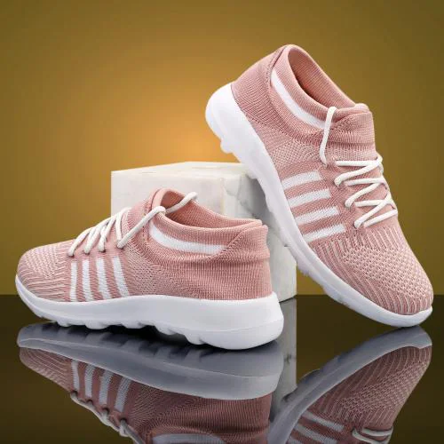 Imcolus Lightweight Pink Sports Shoes For Woman/ Girls