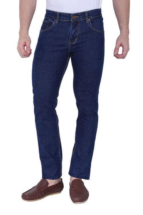 Buy FLAGS Mens Dark Blue Denim Slim Fit Jeans Online at Best Prices in