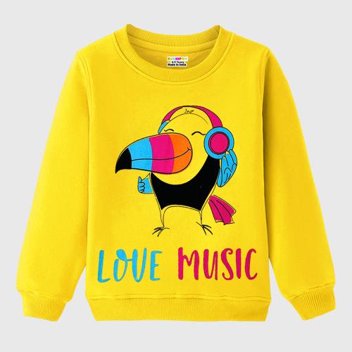 KUCHIPOO Girls Regular Fit Winterwear Sweatshirt (KUC-SWT-336,Multi-Colored)