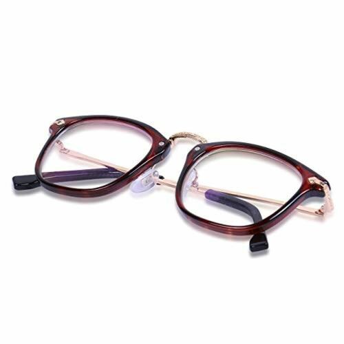 Lekya Blue Light Blocking Transparent Computer Glasses Round Frame (Men and Women)