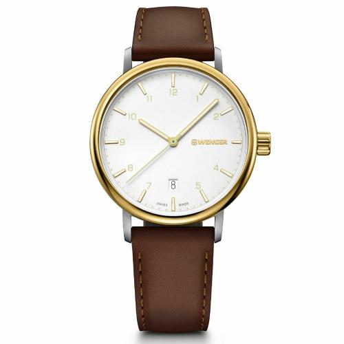 Wenger Swiss Made Urban Classic Analog Silver Dial Men's Watch - 01.1731.118