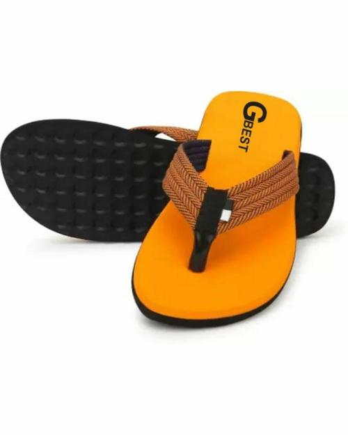 GBEST Men Flip Flops Slippers Orange