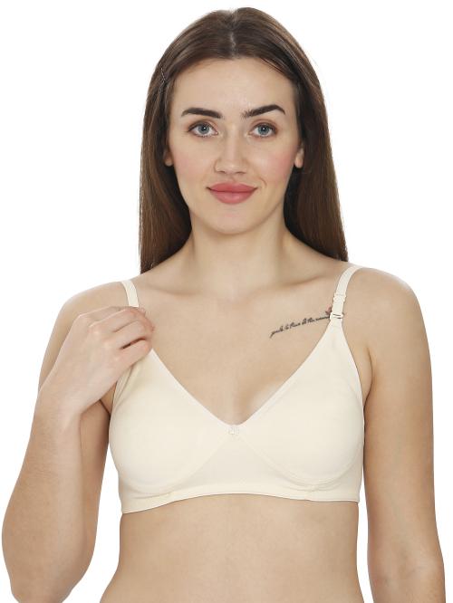 ILRASO TWIGGY TSHIRT BRA | SEAMLESS | NON PADDED | EVERYDAY BRA | BEIGE