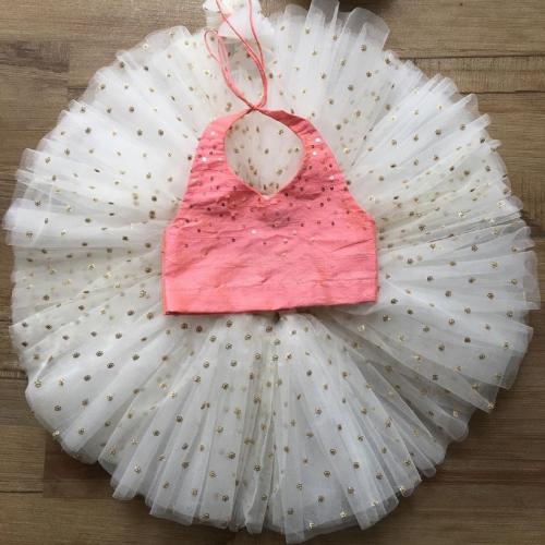 Sashay Boutique Kids Baby Girl's Embroidered Readymade Lehenga Choli (3-4Y)