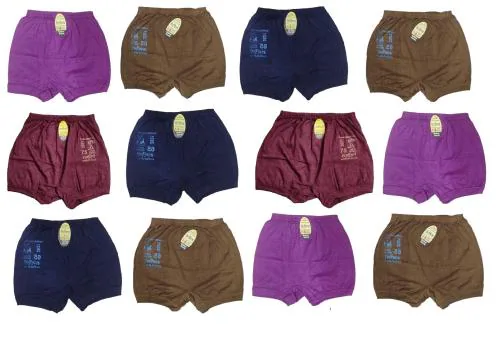 Sasta Sales Stylish kids brief| Cotton Underwear for boys | Cotton Brief for Kids| Cotton Inner wear for Girls and Boys| Pack of 12 pcs| Size-9-10 years