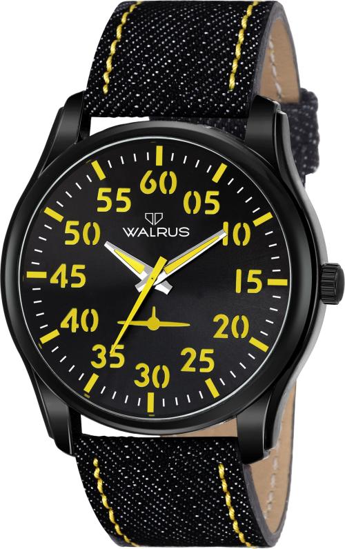 Buy Walrus Analog Black Dial Yellow Strap Watch For Men Online at Best Prices in India JioMart.