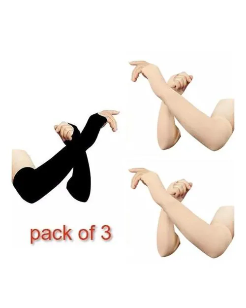 Bmode UV Tan Sunblock protection with Thumb Hole Arm Sleeves, Outdoor Indoor Use Unisex Arm Sleeve for Men Women Children with Compression & Cooling Effect