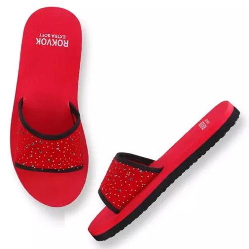 ROKVOK Stylish Slipper for Women Orthopedic Super Comfort Fit Cushion Chappal Flip-Flop ortho Slippers For Ladies and Girls