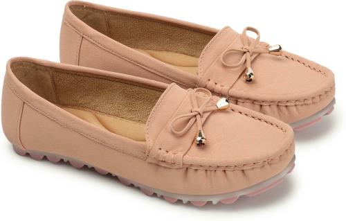 H.M. LADIES FOOTWEAR 660022 Driving Shoes For Women (Pink)