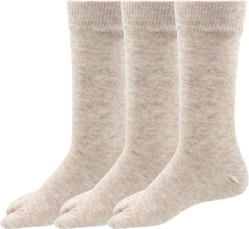 RC. ROYAL CLASS Women Calf Length Skin Color Thumb Woolen Socks (pack of 3 pairs)