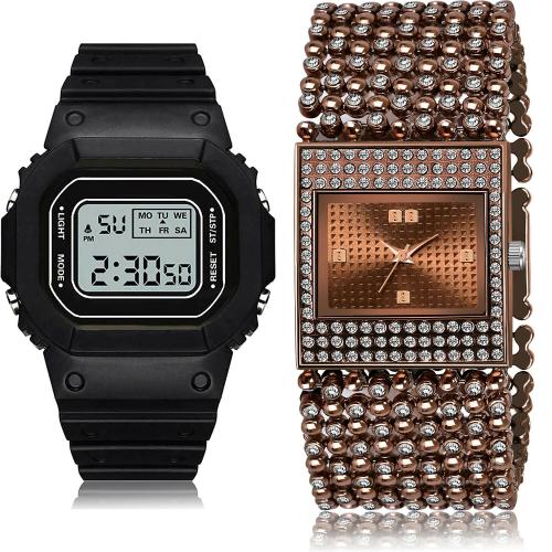 NEUTRON Multi-color Ana-Digi Watch For Women and Girls - DG28-GL289