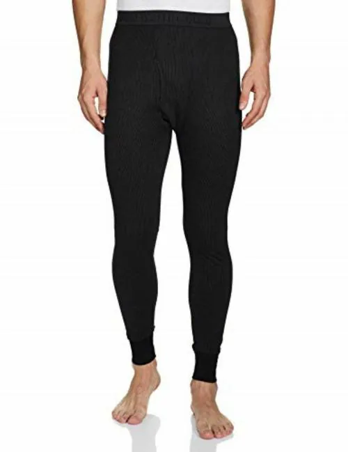 Rupa Torrido Men's Cotton Thermal Bottom (8903978492483_4001-TROU Black XL), 95 cm