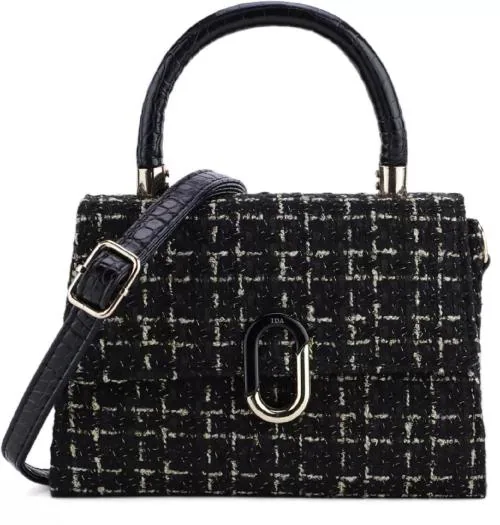 IDA Women Black Hand-held Bag