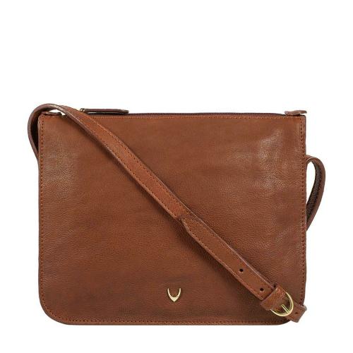 Hidesign Women Brown Genuine Leather Sling Bag