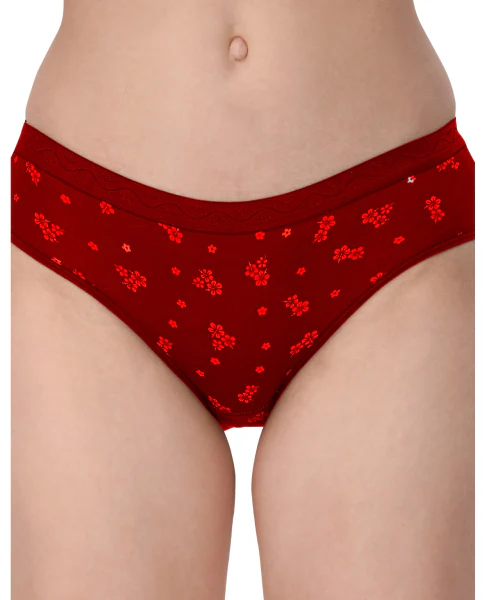 Pantiewala Regular Panty Women's Cotton Panties Full Hip Coverage | No Exposed Elastic At Waist & Thigh Round Cotton Women's Underwear Bikini Underwear Breathable Full Briefs Soft Panties Comfort Underpants Ladies Panties High Waist (2 pcs )(XXL-Size)