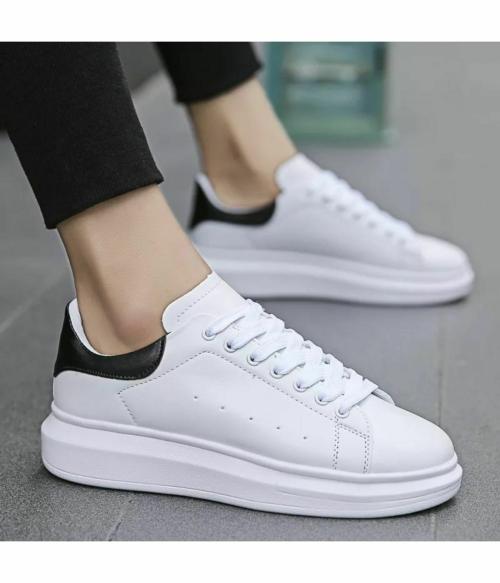 Robbie Jones White Sneakers for Men