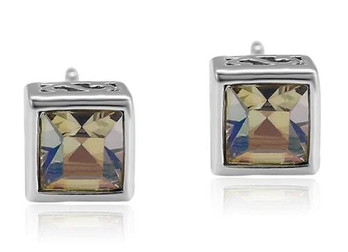 Via Mazzini Metal Stud Earrings For Girls (Pack Of 1 pair)