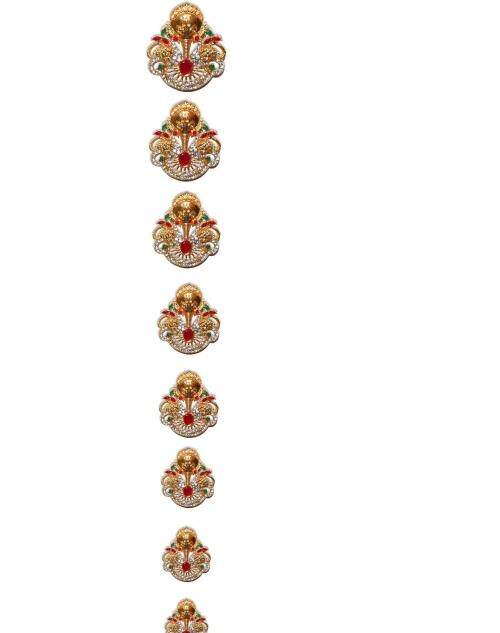 Buy Vaghbhatt Multicolor Southern Bling Hair Choti Jadai Billai Pin For