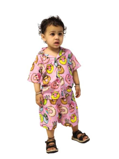 Unbind Baby Boys And Girls 90 Percent Polycotton, 10 Percent Viscose Printed Top Bottom Cord Set