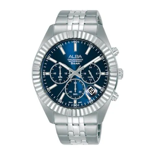ALBA - by Seiko blue dial analog watch for men( AT3H17X1)
