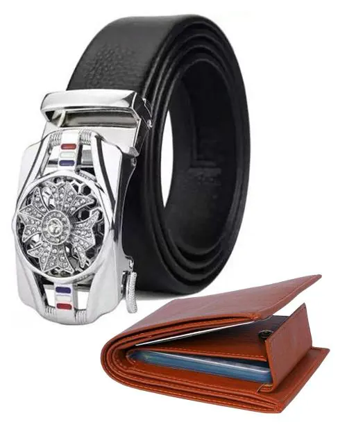Clasicox Belt & Wallet Combo: Effortless Style in One Package