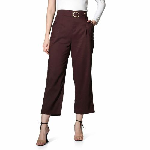 Buy FEMALL Women Pants XL Brown Online at Best Prices in India JioMart.