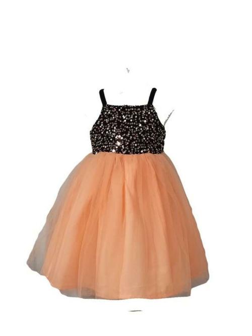 Aglare Girls Peach Dresses