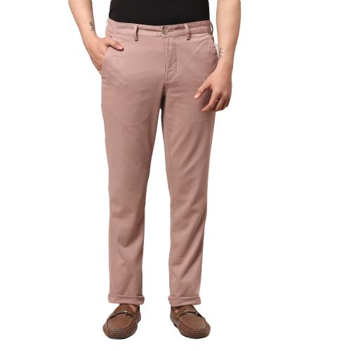 Park Avenue Slim Fit Solid Maroon Trouser