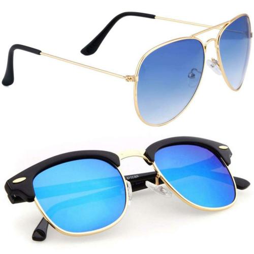 Phenomenal Aviator, Unisex Sunglasses (Blue) (Men & Women)