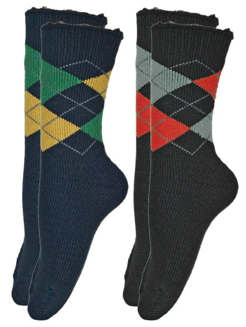 Me Stores Unisex Green Woolen Winter Long Length Socks (Pair Of 2)