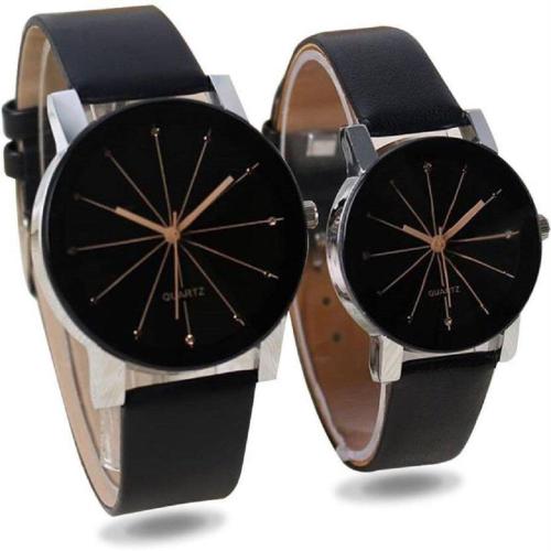 Selloria Analogue _ Digital Black Dial Black Strap Watch For Men And Women (Pack Of 2)