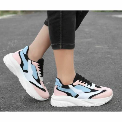 JYNX Women's | Ladies | Females | Girls Comfortable, Fashionable, Synthetic Leather, Shoes College Wear | Casual Sneakers Black