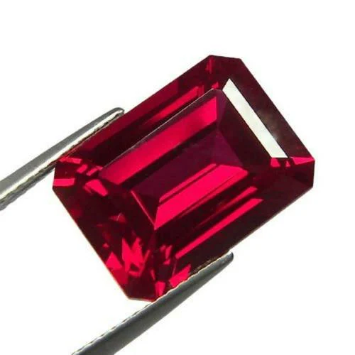 Retrend Design 8.25 Carat Non-precious Metal Burma Ruby Gemstone